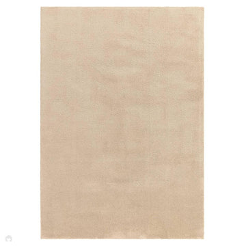Como Plush Plain Super-Soft Silky Shimmer Ultra High-Density Mid-Height Polyester Shaggy Natural Rug-Asiatic Carpets-Rug Love - The Most Loved Rug Store